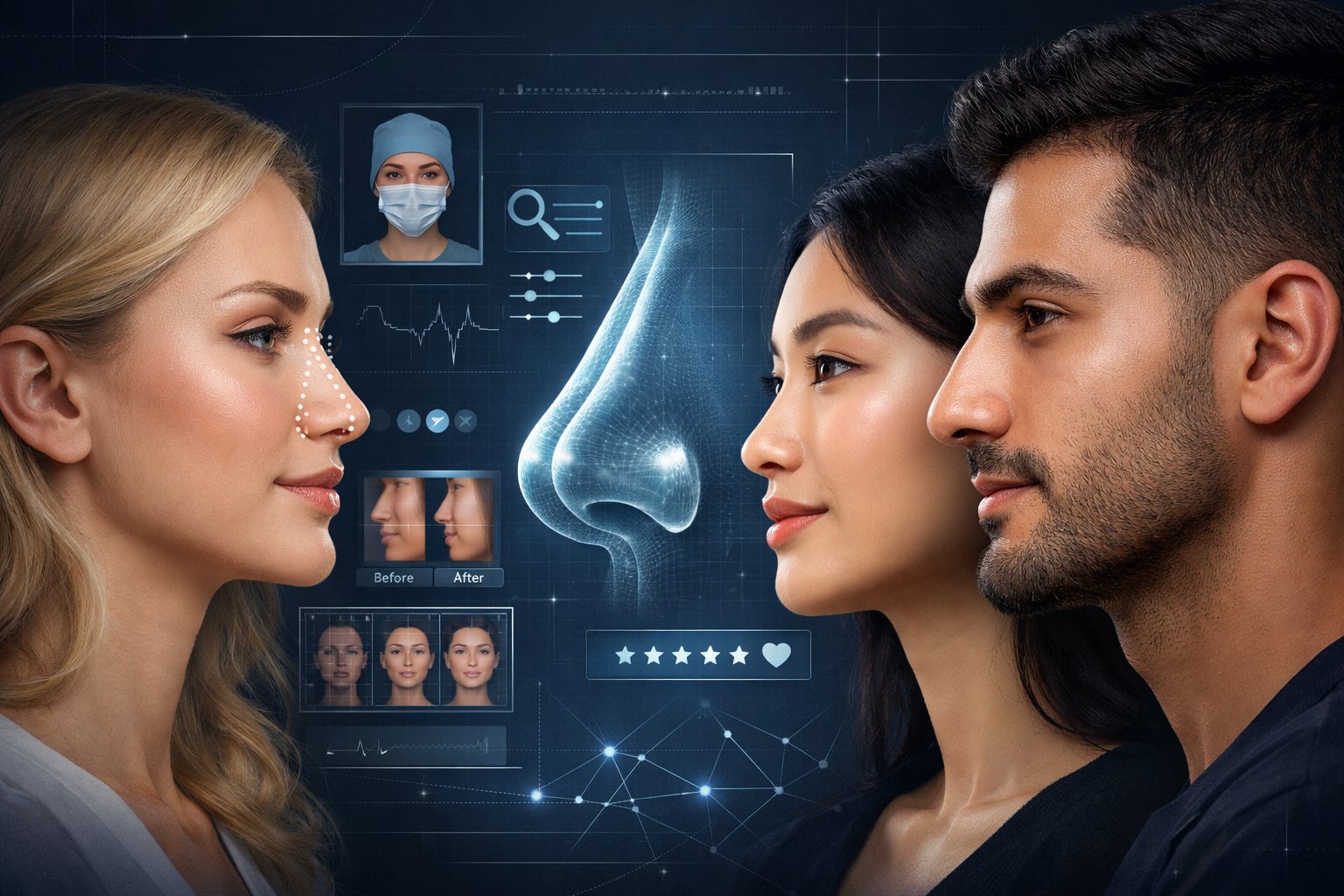 AI in Rhinoplasty: How RhinoMatch Technology Works to Find Your Perfect Surgeon